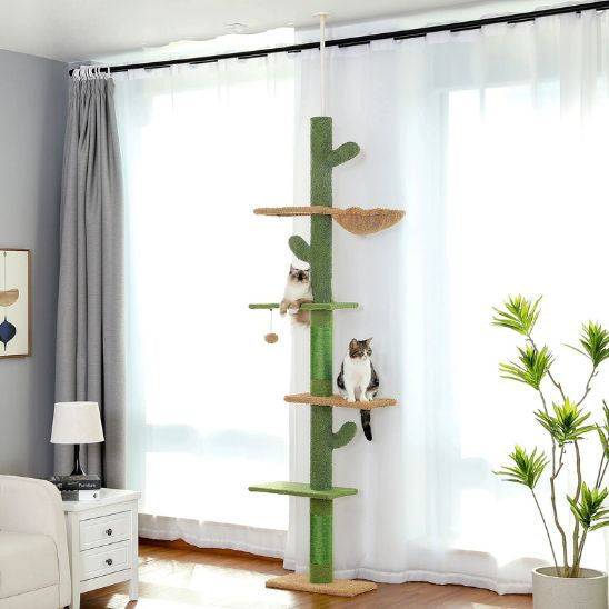 arbre a chat plafond réglable