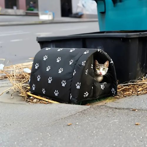 cabane chat exterieur toutes saisons