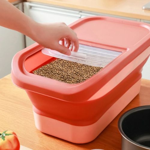 conteneur Ă croquettes pliable - Happy minet
