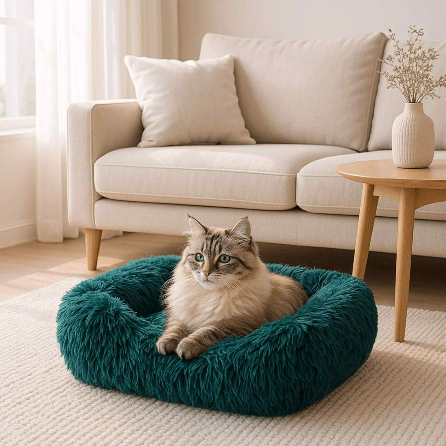 coussin-pour-chats-apaisant-vert