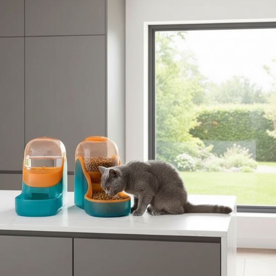 disitributeur-nourriture-chat-ensemble-élégant