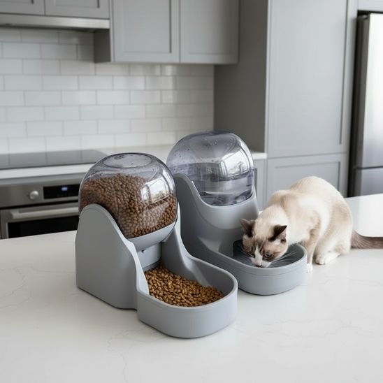 disitributeur-nourriture-chat-ensemble-gris