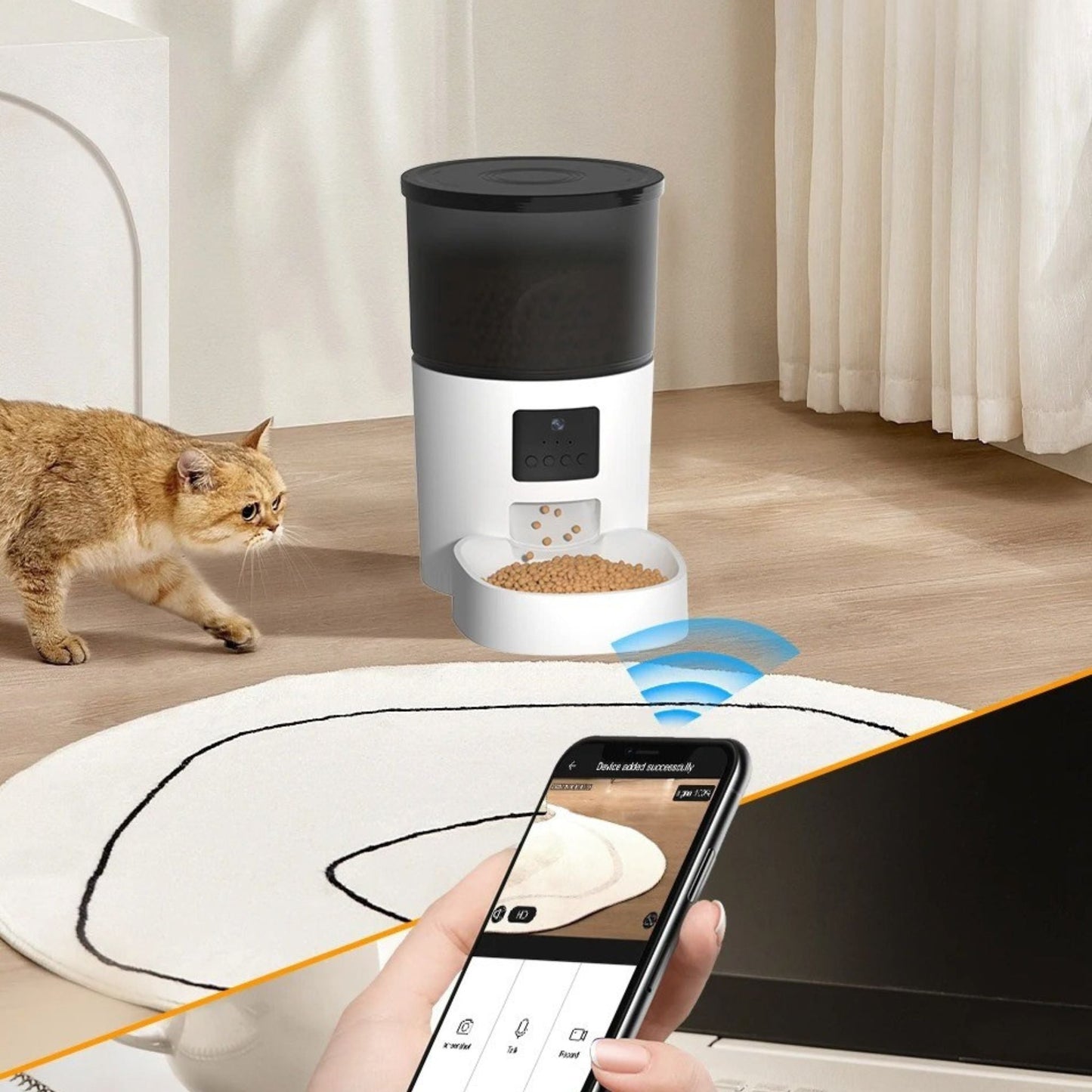 distributeur-croquettes-chat-connecté