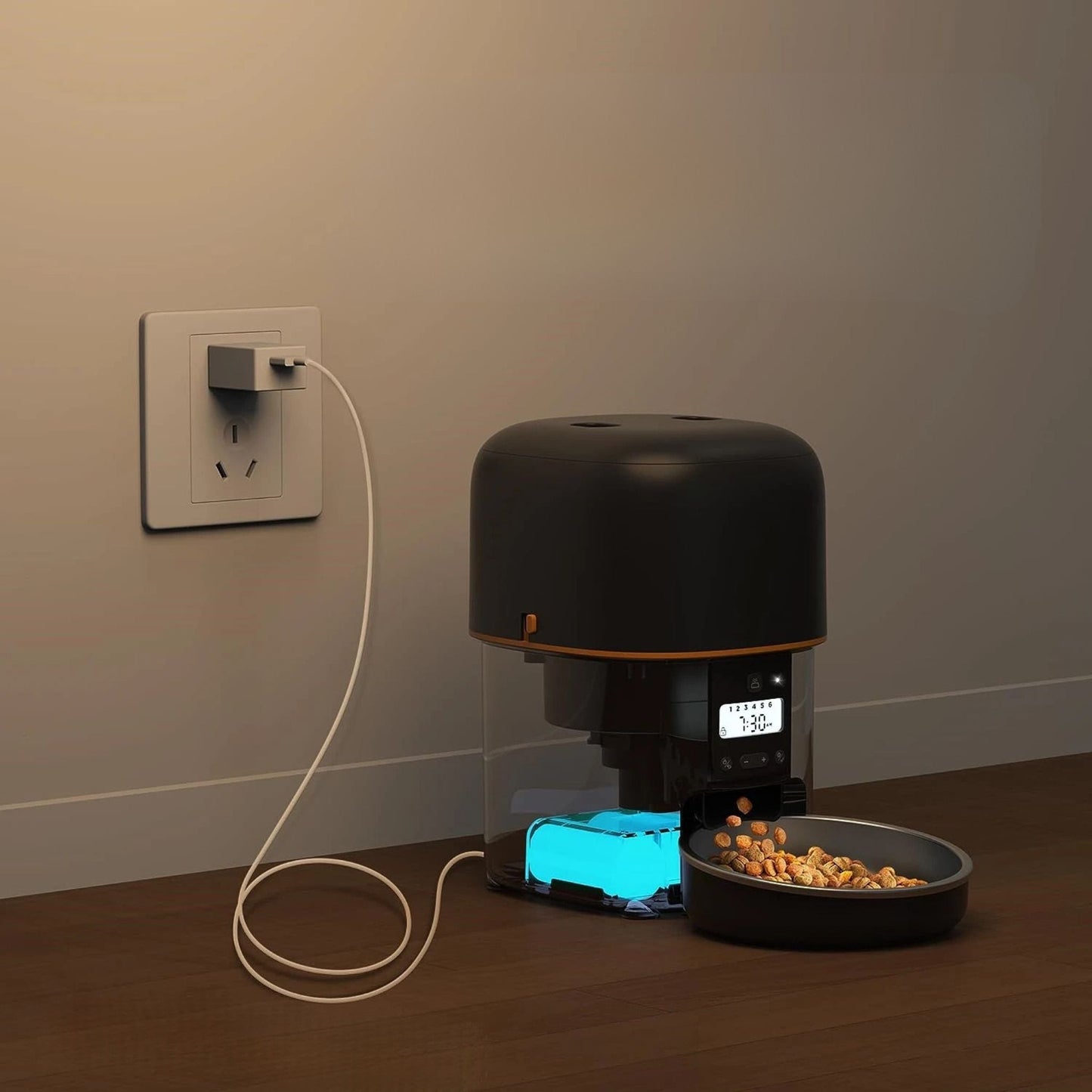 distributeur-de-croquettes-chat-rechargeable