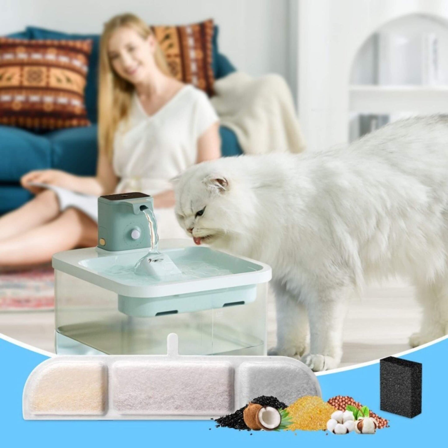 filtre-fontaine-a-eau-chat-filtre-AquaMobile