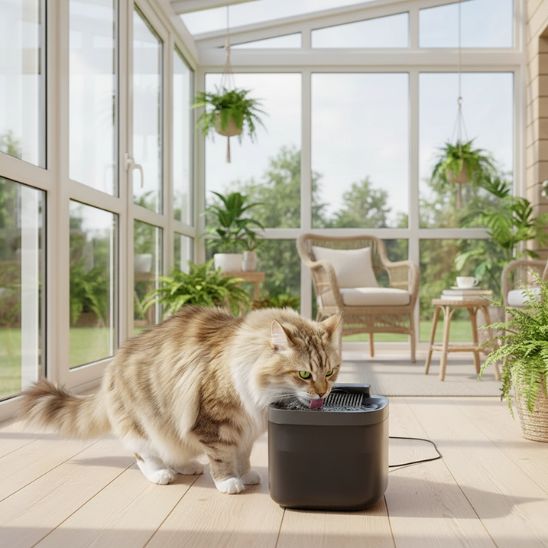 fontaine-eau-chat-design-sourcevive