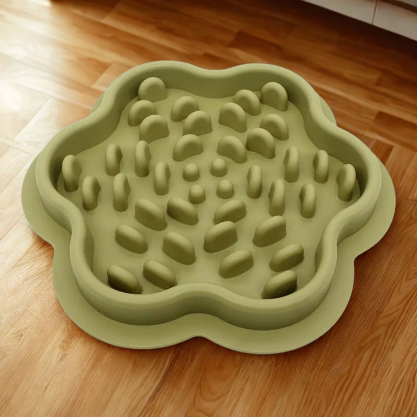 gamelle anti-glouton chat vert miam modéré