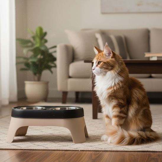 Gamelle Chat surélevée | Minou Mange Haut