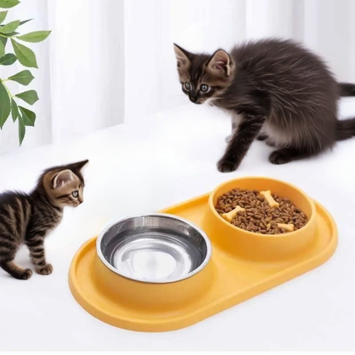 gamelles-anti-glouton-chat-Jaune