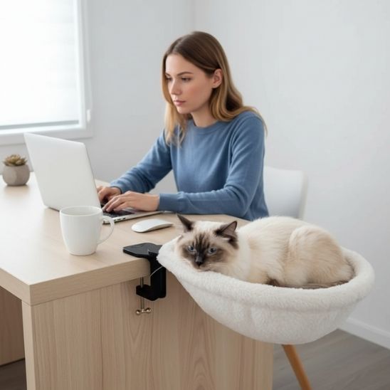 hamac-chat-télétravail-agréable