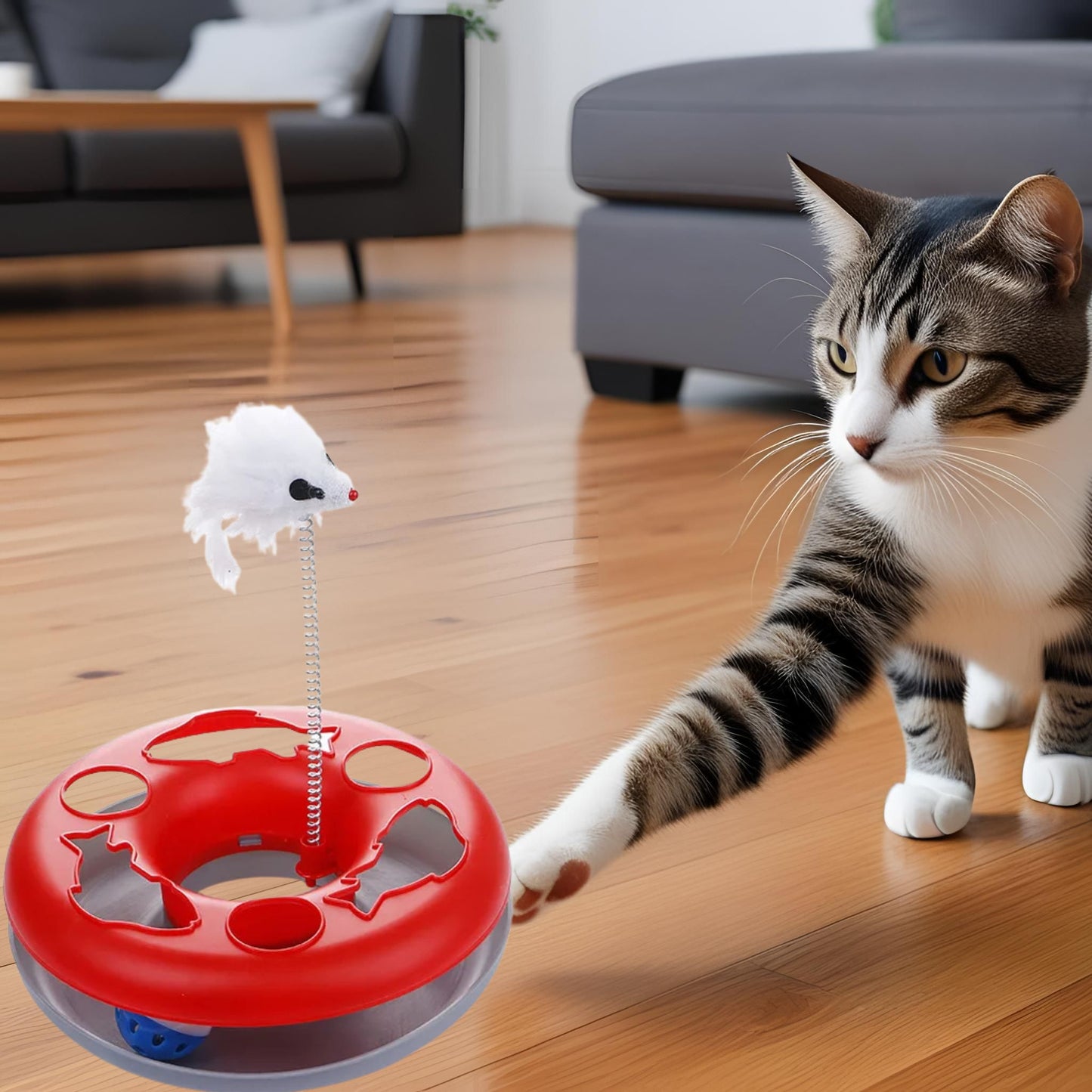 jouet-pour-chat-rouge