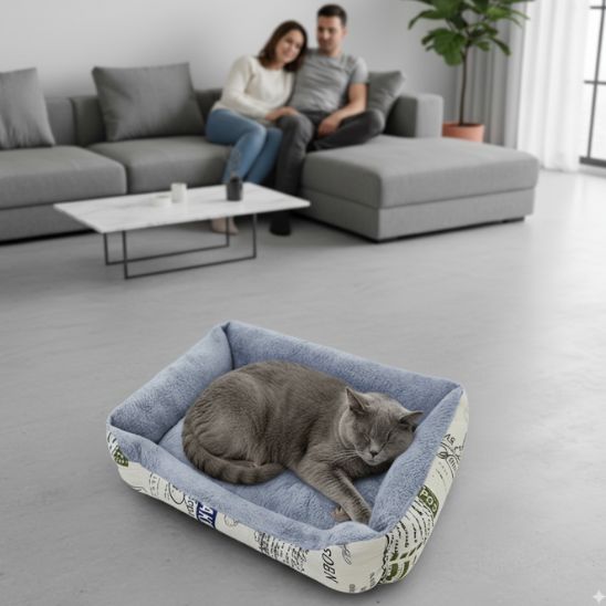 panier-chat-blanc-agréable
