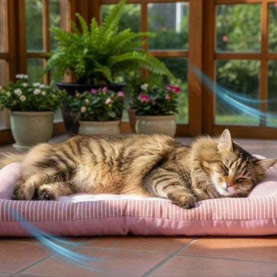 tapis rafraichissant pour chat lavable