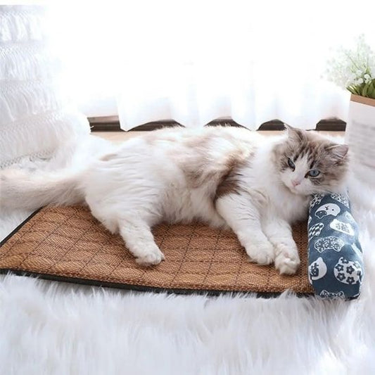 tapis-rafraichissant-chat-frais-rotin