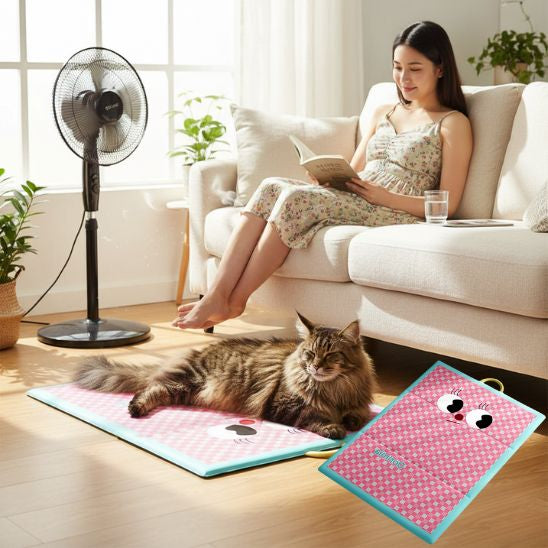 Tapis Rafraichissant Chat Pliable