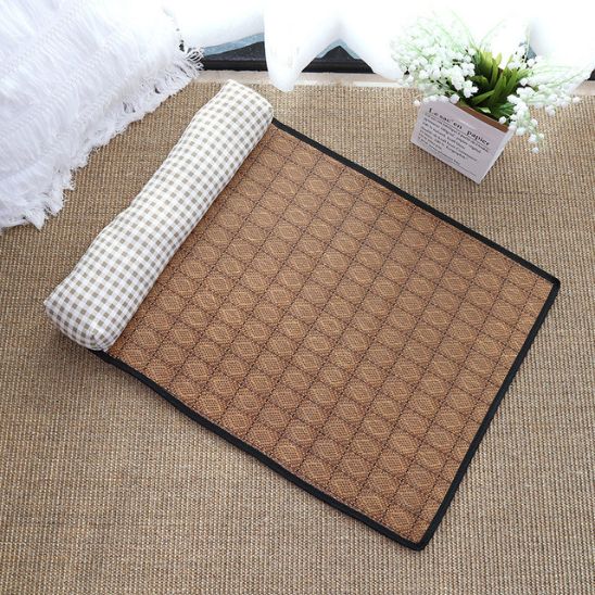tapis-rafraichissant-chat-vichy-beige
