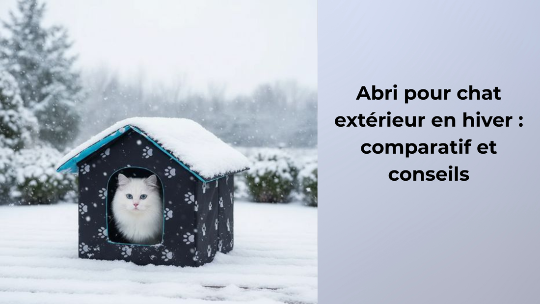 abri pour chat extérieur en hiver