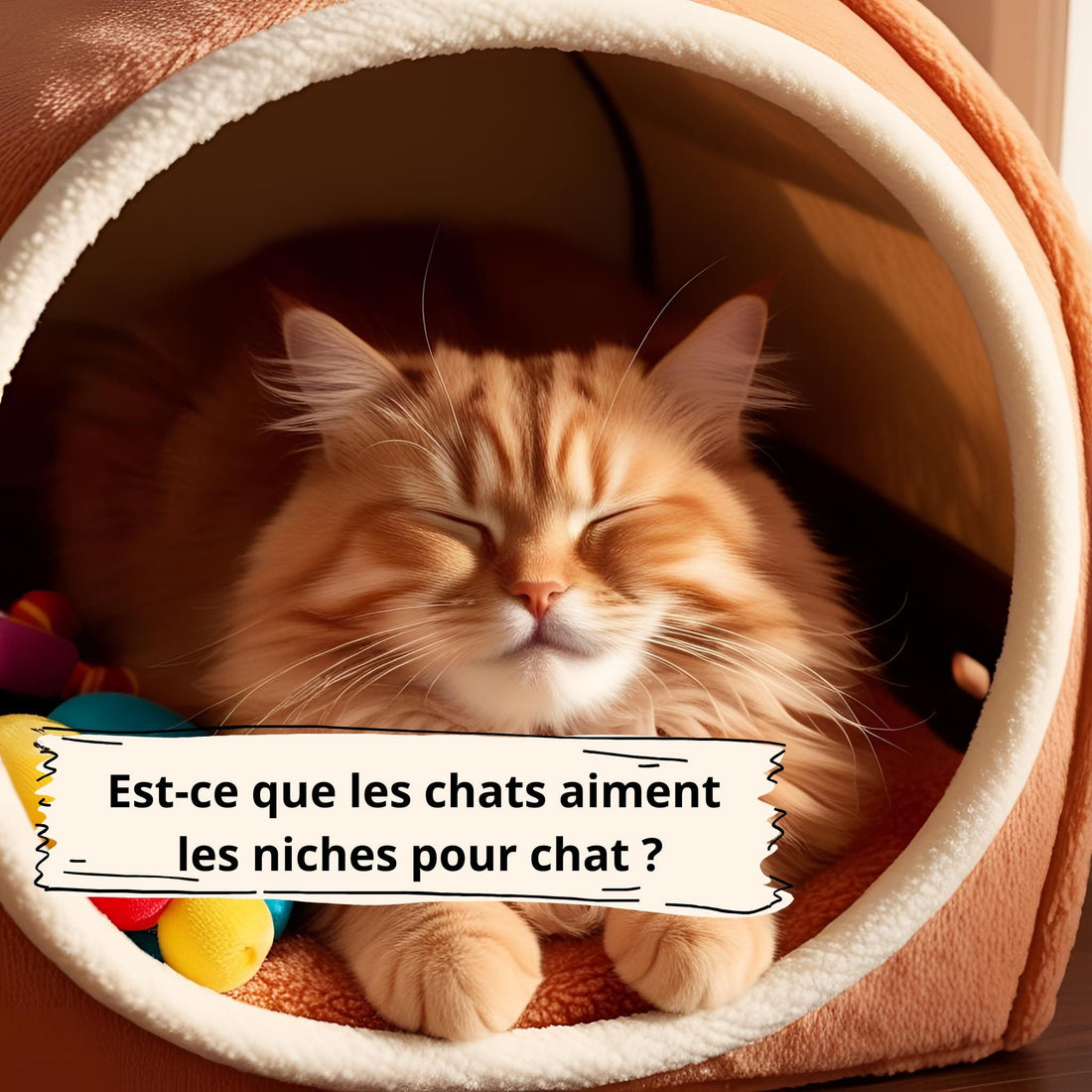 Est-ce que les chats aiment les niches pour chat ? - Happy minet