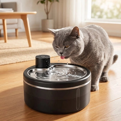 fontaine eau chat sans fil liberté