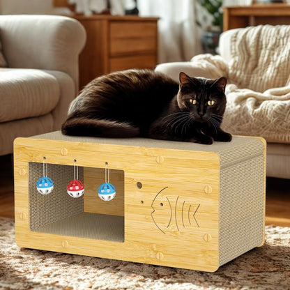 Griffoir pour chat poisson