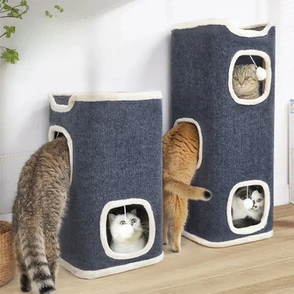 arbre a chat nichoir