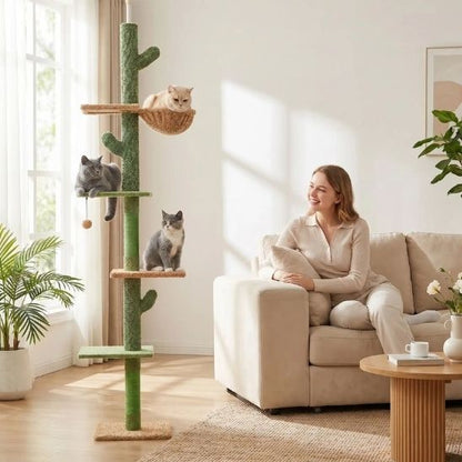 arbre a chat plafond pratique