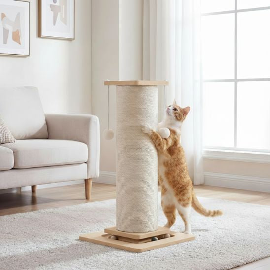 Arbre a chat poteau corde