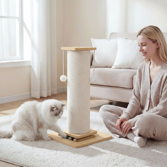 Arbre a chat poteau design