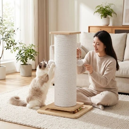 Arbre a chat poteau idéal