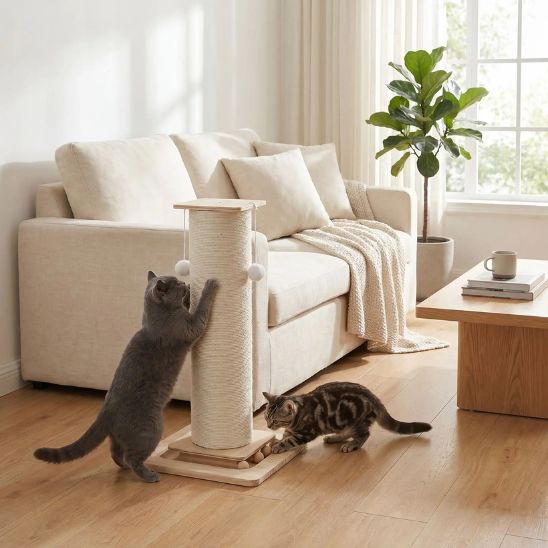 Arbre a chat poteau parcours