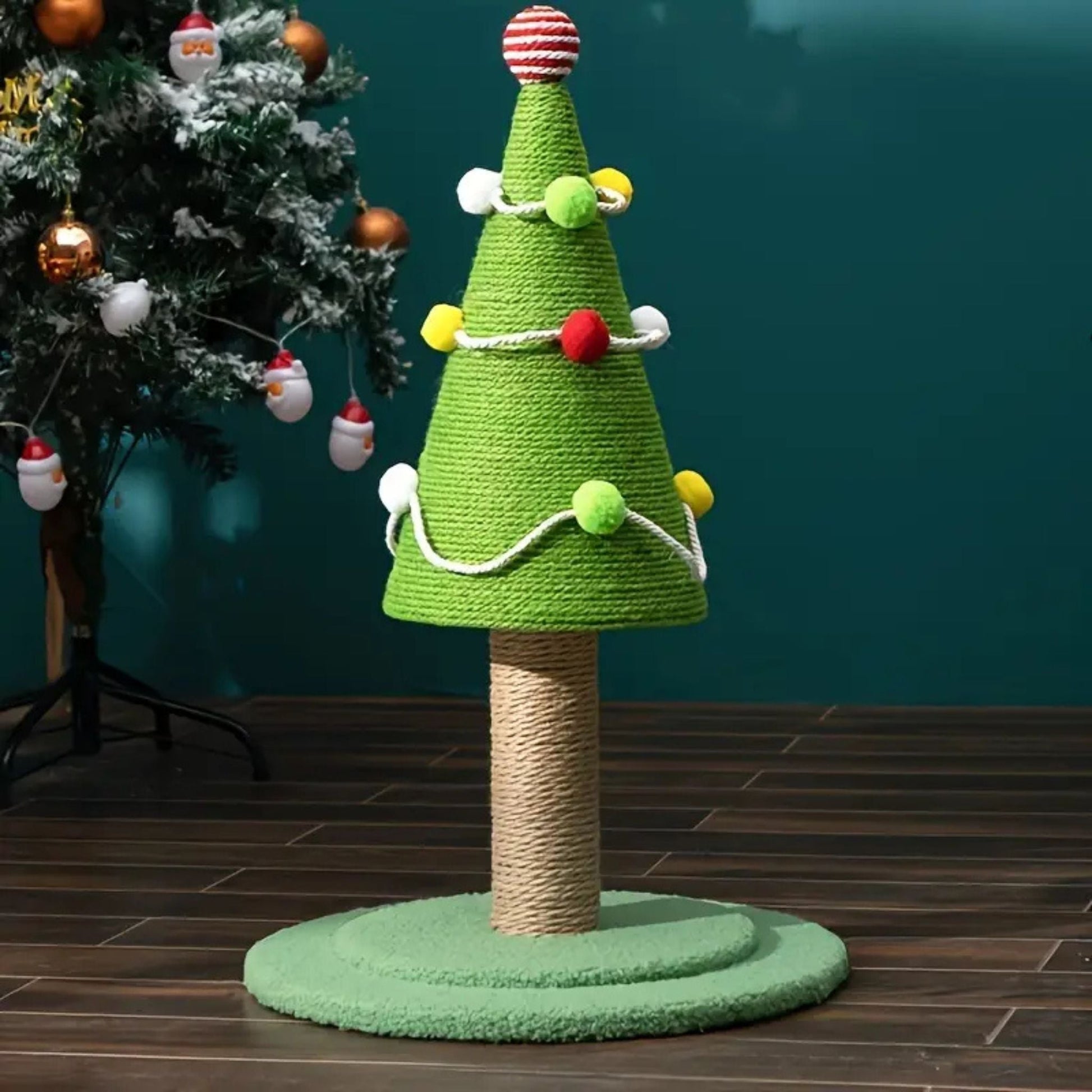arbre a chat sapin de noel décoratif
