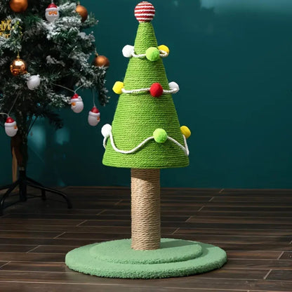 arbre a chat sapin de noel décoratif

