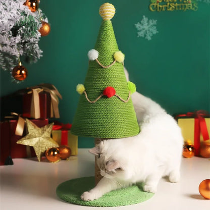 arbre a chat sapin de noel festif