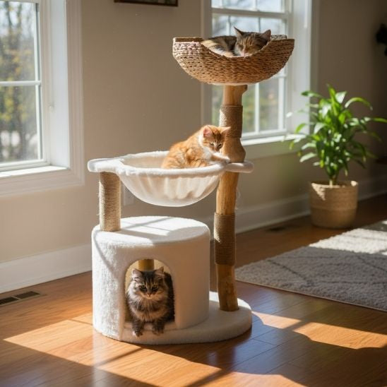 arbre a chat scandinave bois