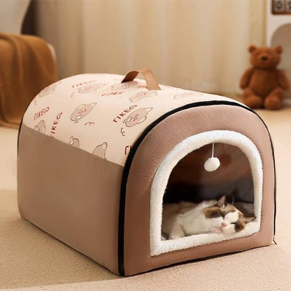 cabane chat grotte - Happy minet