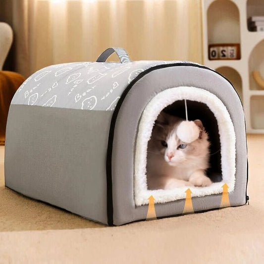 cabane chat grotte - Happy minet