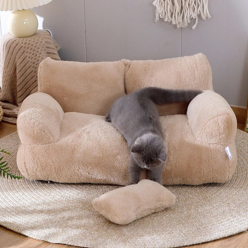 canapé-pour-chat-café-au-lait-doux