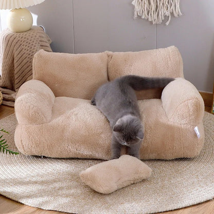canapé-pour-chat-café-au-lait-doux