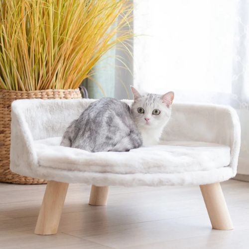 canapé pour chat surélevé luxe - Happy minet
