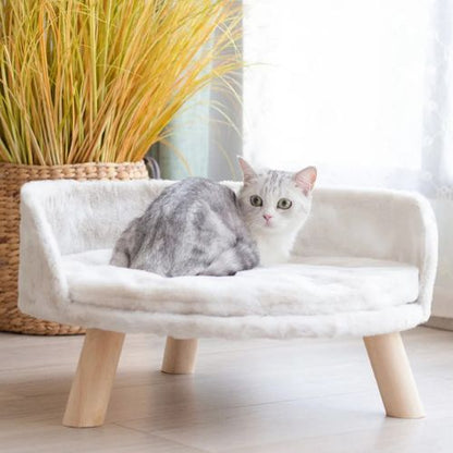 canapé pour chat surélevé luxe - Happy minet
