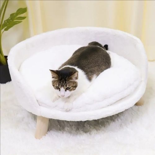 canapé pour chat surélevé luxe - Happy minet