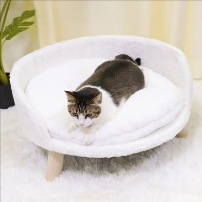 canapé pour chat surélevé luxe - Happy minet