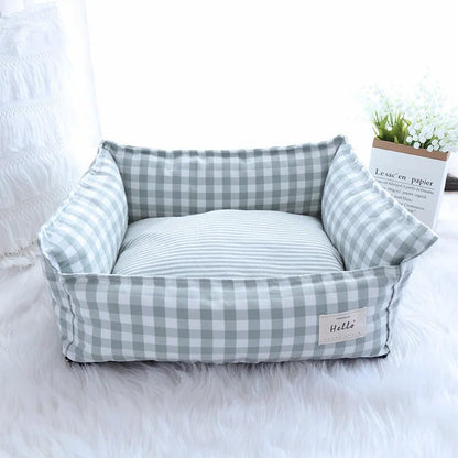 coussin chat vichy - Happy minet