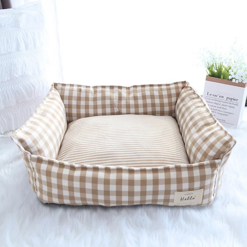 coussin chat vichy - Happy minet