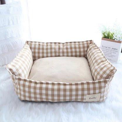 coussin chat vichy - Happy minet