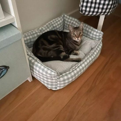 coussin chat vichy - Happy minet