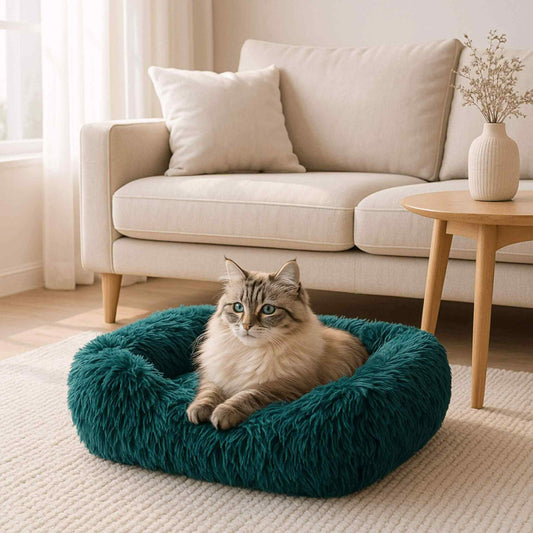 coussin-pour-chats-apaisant-vert