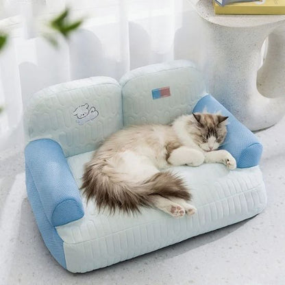 coussin-rafraichissant-chat-bleu-ciel