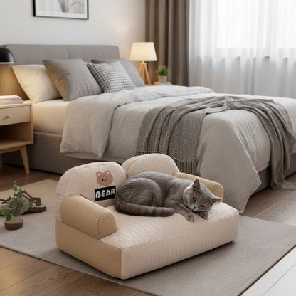 coussin-rafraichissant-chat-design-brun-clair