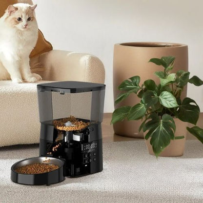 distributeur automatique croquettes chat intelligent - Happy minet